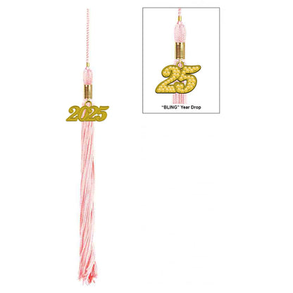 Child Matte Pink Cap & Tassel - Preschool Graduation