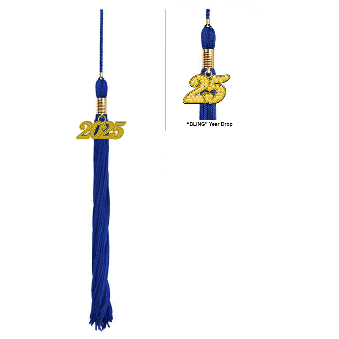 Child Shiny Royal Blue Cap & Tassel - Preschool & Kindergarten Graduation