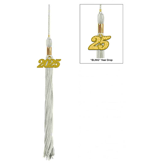 Silver Graduation Tassel - College & High School Tassels